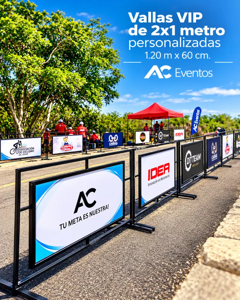 Vallas VIP personalizadas