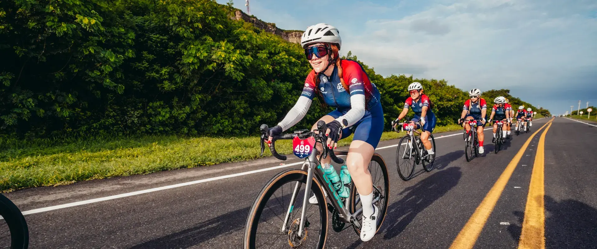 Participantes en evento deportivo